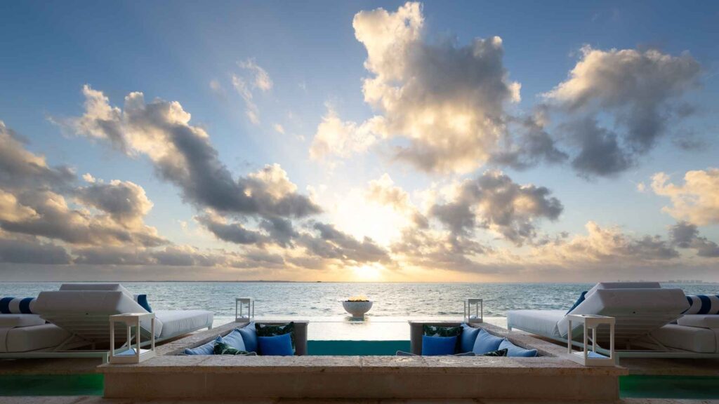 Villa Sha in Riviera Maya offers amazing views of the Caribbean Sea.